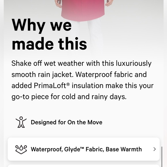 New with Tags — Lululemon - Rain Rebel Insulated Jacket- Size 4 - Black - Picture 10 of 10